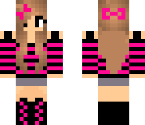 ally in pink and black
