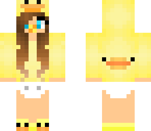 duck girl onezie