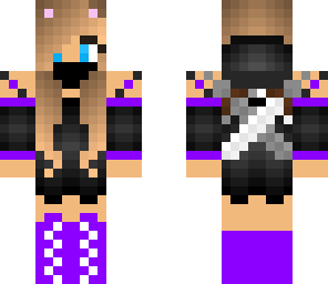 dj purple ninja girl