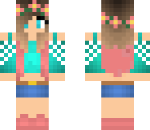 brunette hippie
