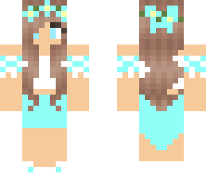 blue edit of summer girl
