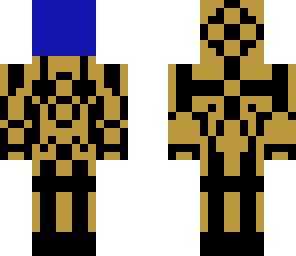 gold space suit
