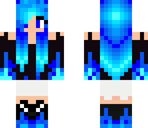 blue girl