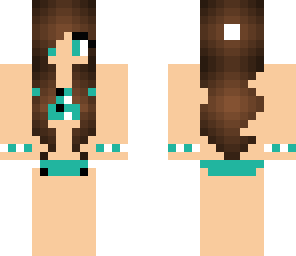 teal bikini