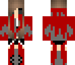 bloody girl with hoodie 