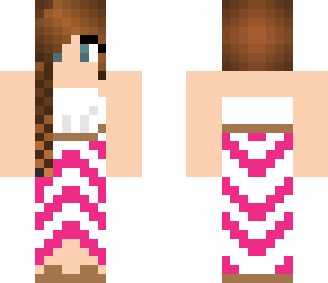 chevron dress girl