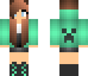 edited creeper girl