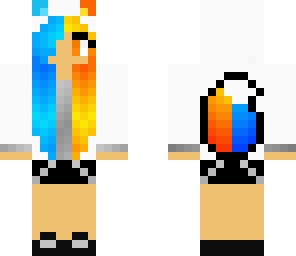 fire and ice wolf girl
