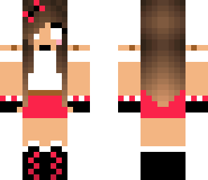 summer styled herobrine girl