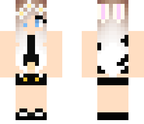 flower bunny girl