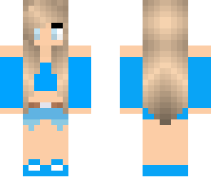 blue girl