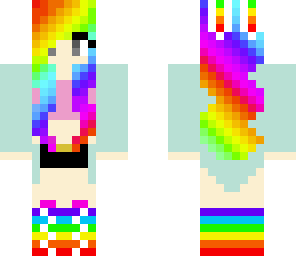 rainbow girl