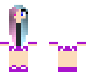 pink blue girl