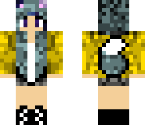 retro galaxy wolf girl