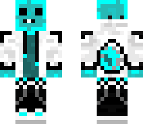 neon blue slime shaded