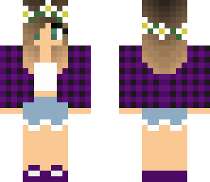 purple shirt