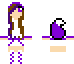 purple hood girl