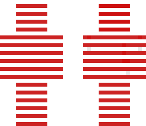 obsessed with white stripes