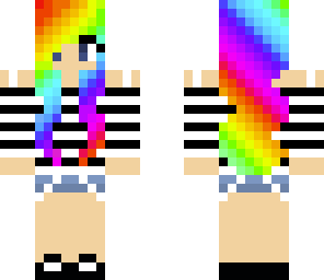 rainbow girl