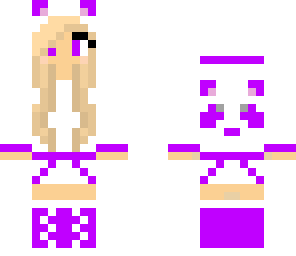 girl panda fixed legs