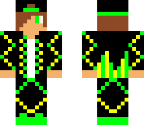 green and yellow boy