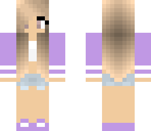 cute purple tomboy