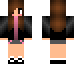 pink headphones girl