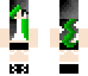 green haired emo girl