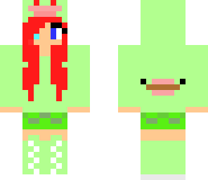 green duck girl