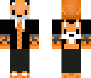 fox in a tux
