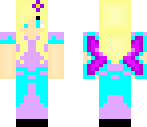 lavender and turquoise fairy