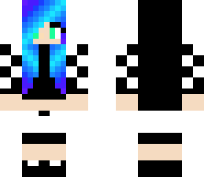 cute goth gamer girl awesome hair