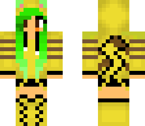 green hair pika