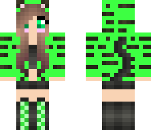 neon cat girl