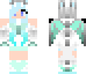cute ice dragon girl