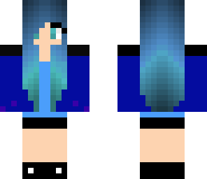 blue girl