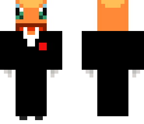 charmander in a suit
