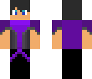 purple cool teen boy