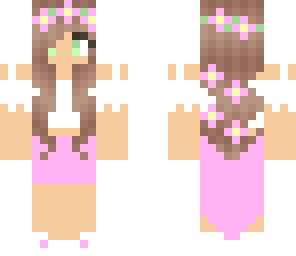 pink garden girl