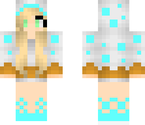 blue cake girl