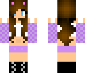 cute purple foxy girl