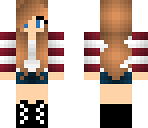 red hair red stripes