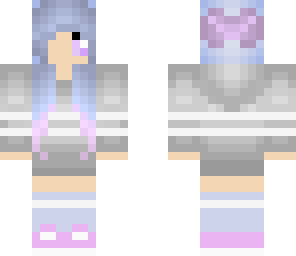pastel girl blue n violet