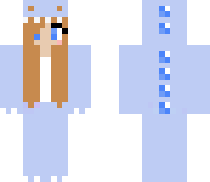 blue dino girl