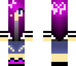 pink and purple cute cool girl