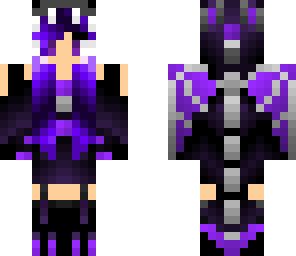 purple dragon girl