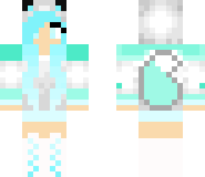 windysnowflake's wolf girl skin