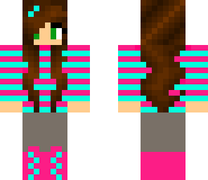 custom magenta and teal outfit