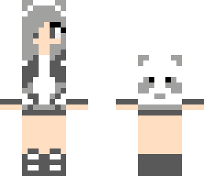 sparkle cute panda skin