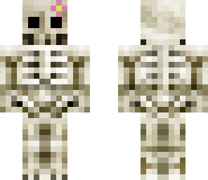 edited skeleton w flower